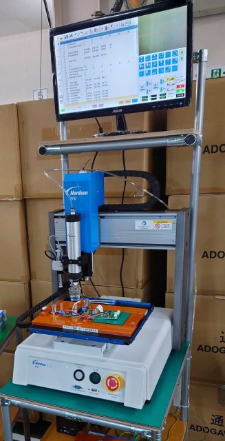 強度確保のボンド塗布工程。増産に向けたボトルネック（制約条件）を洗い出し、改善