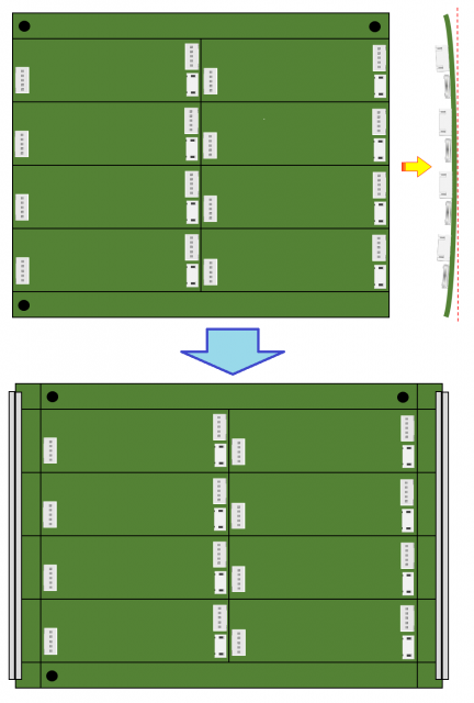 基板実装VA・VE　フロー半田付け装置を想定した基板アートワーク設計の注意点